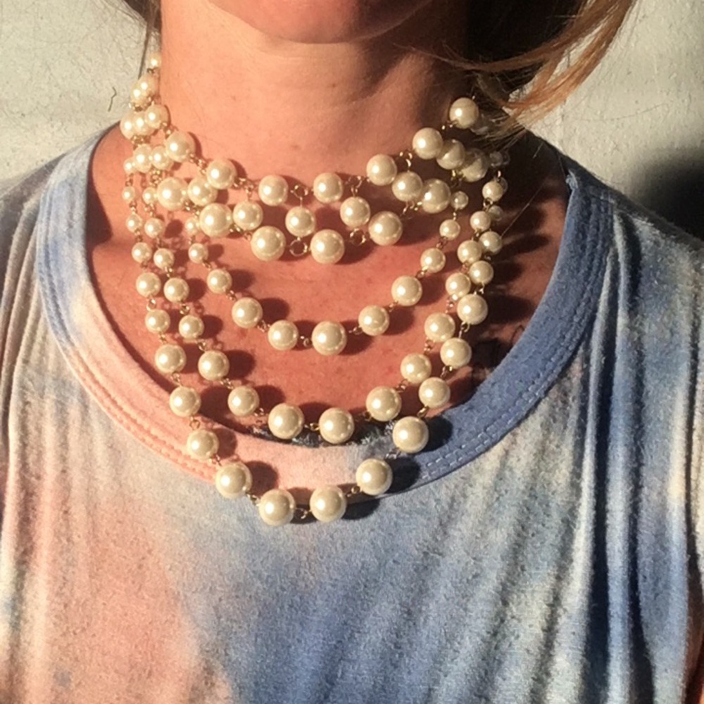 Pearls multi strand necklace NWT - Picture 5 of 16